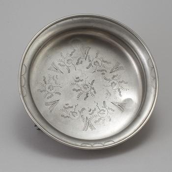 A pewter bowl by Anna Petrus, Firma Svenskt Tenn, 1929.