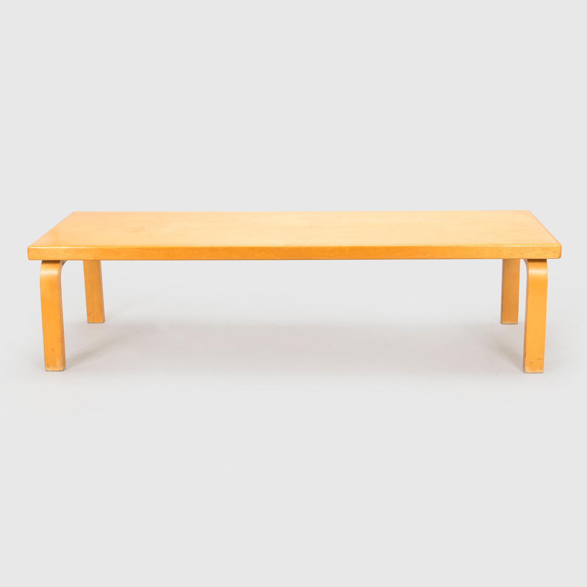 Bench, model 168A, design by Artek's drawing office, for O.Y Huonekalu- ja Rakennustyötehdas A.B. 1957.