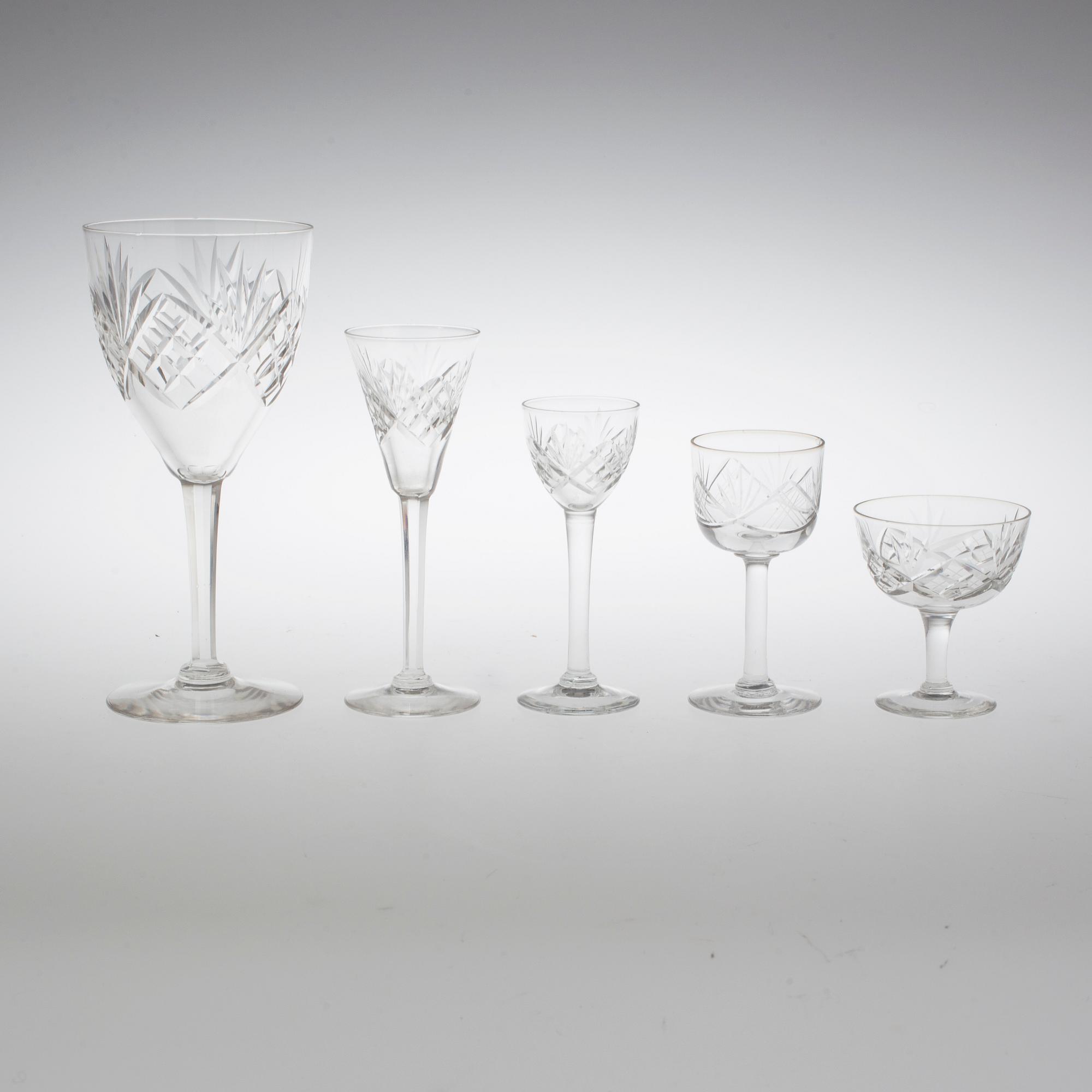 GLASSERVIS, 27, "Helga" samt Helgaliknande modell, 1900-talets första hälft.