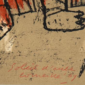 Beverloo Corneille, litograph in colours, signed and dated -69, numbered 95/99.