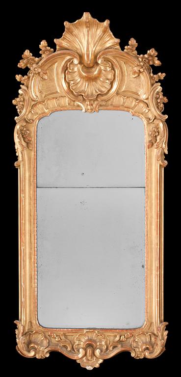SPEGEL. Stockholmsarbete, 1700-talets andra hälft. Rokoko.