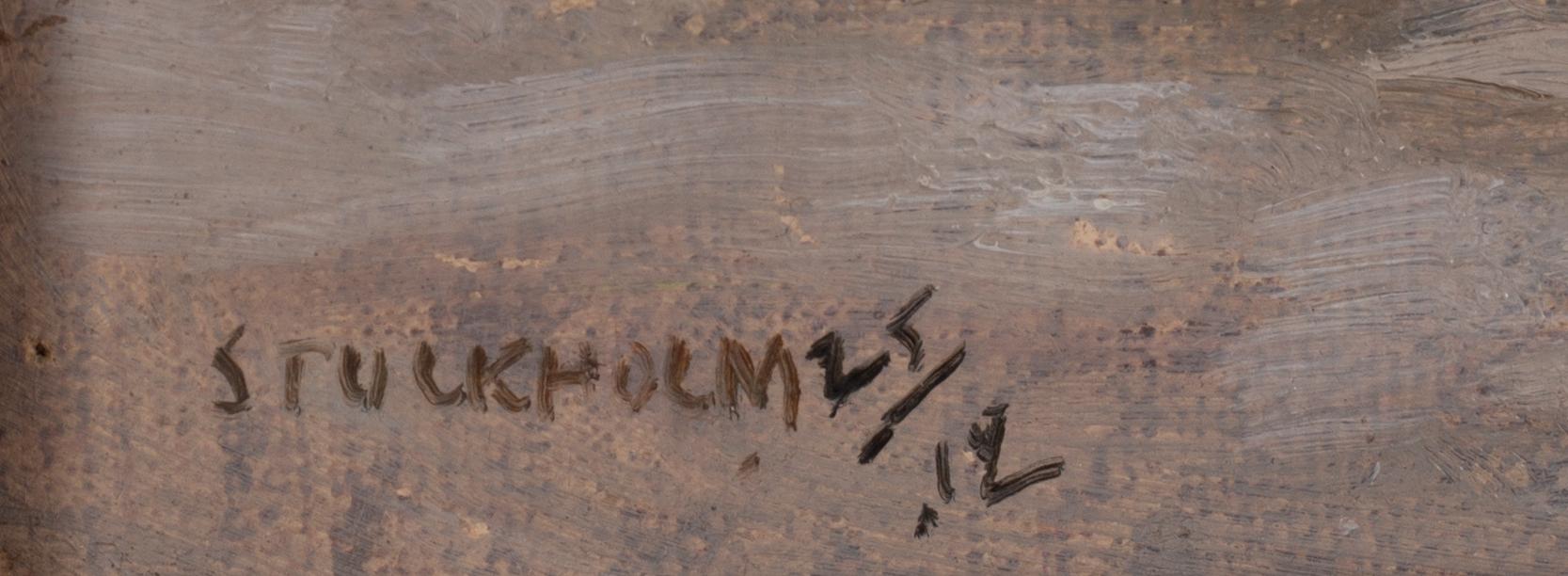 Erik Tryggelin, Vintervy mot Riddarholmskyrkan.