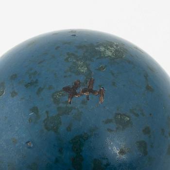 Hans Hedberg, a faience sculpture of an egg, Biot, France.