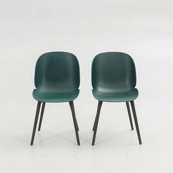 GamFratesi, chairs, 3 pcs, "Beetle Chair", Gubi, Denmark.