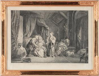 G. F. Schmidt efter C. W. E. Dietrich, etsning. 1757.