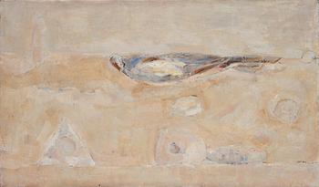 465. Eduard (Edik) Steinberg, EDUARD (EDIK) STEINBERG, oil on canvas, "Composition with a bird", signed and dated 66.