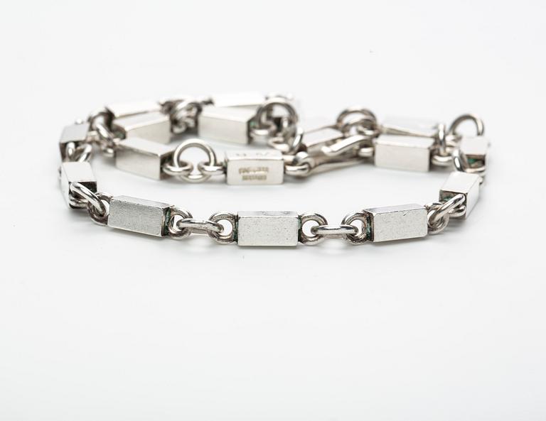 COLLIER, Wiwen Nilsson, Lund, 1951, sterlingsilver.