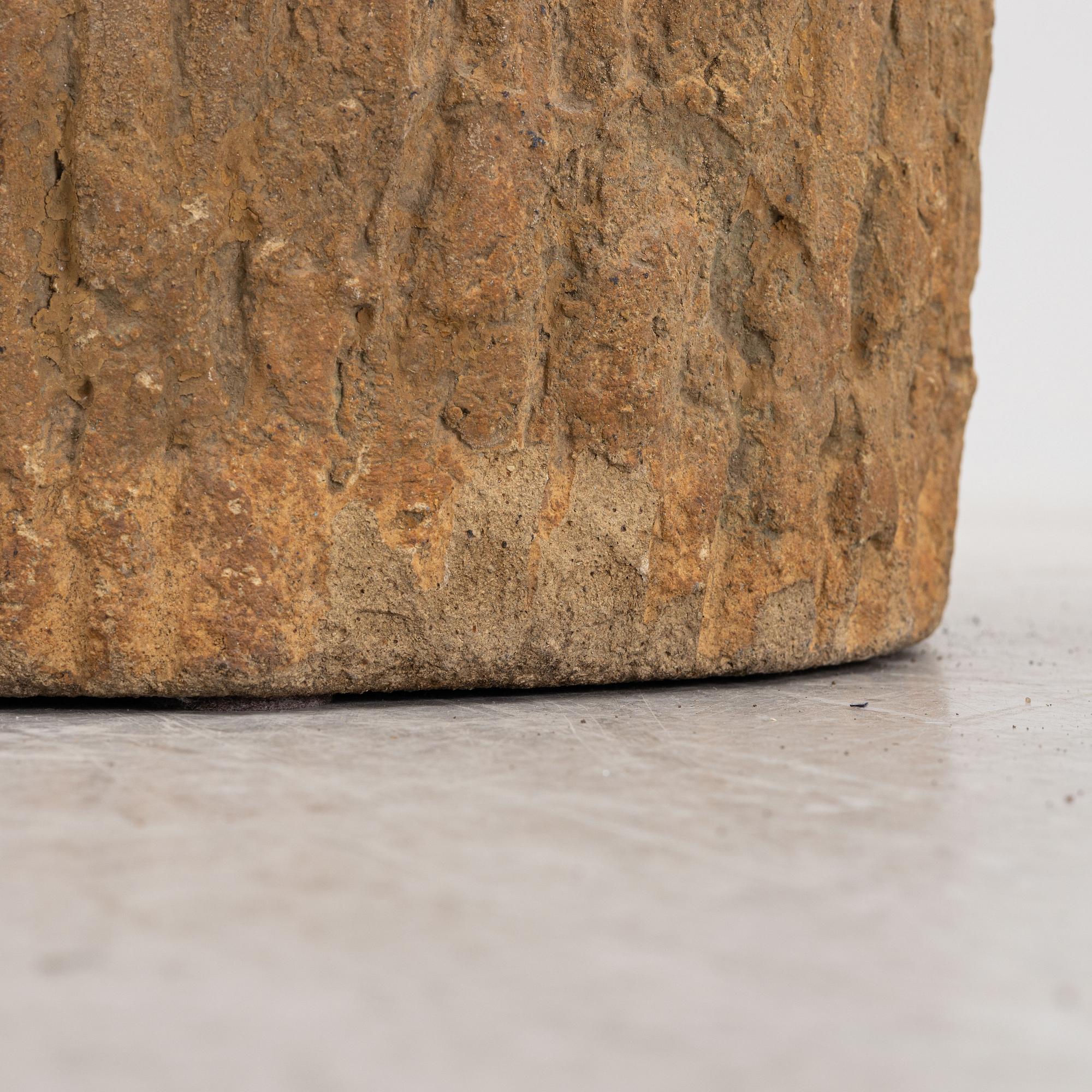 Höganäs, a ceramic garden stool model "996", early 20th century.