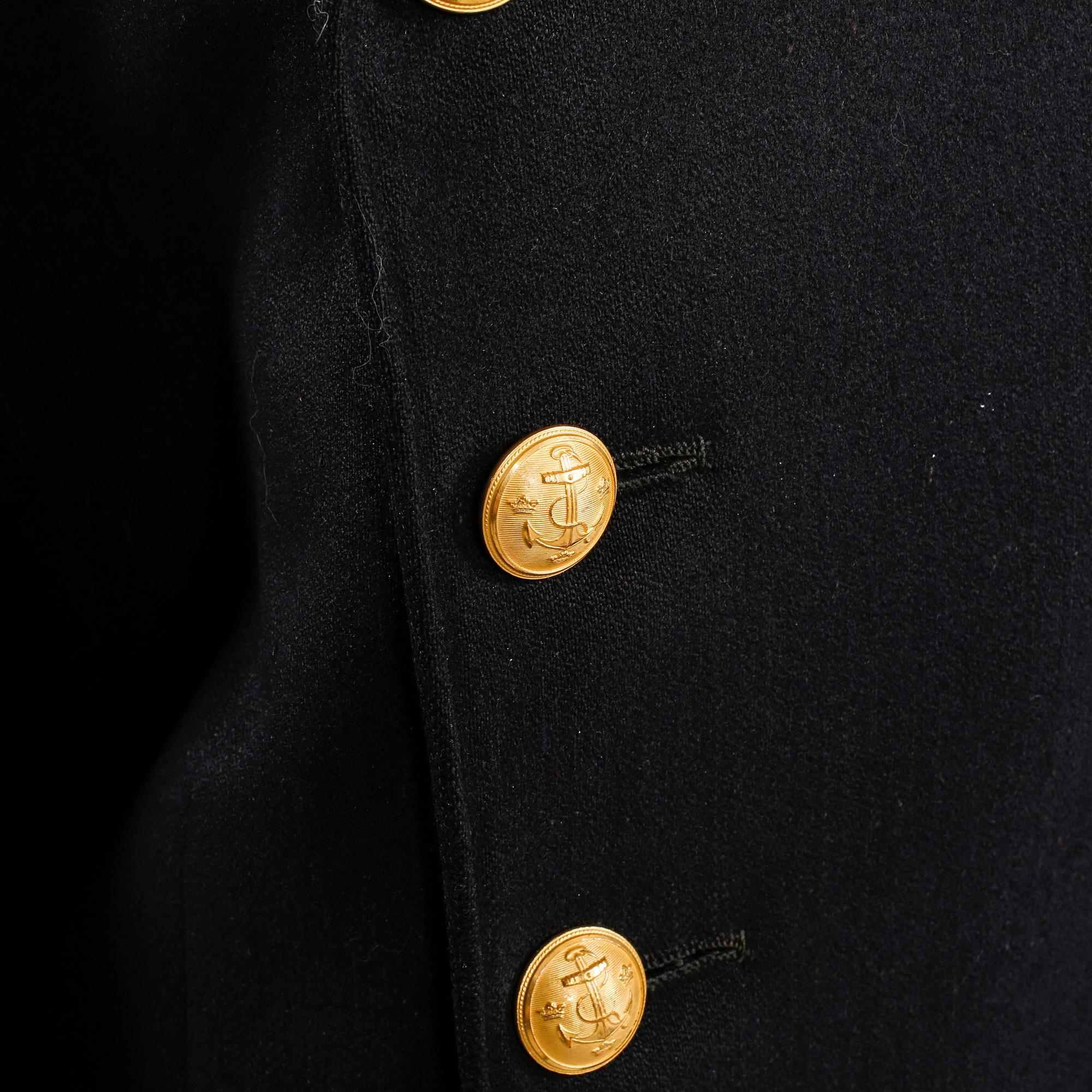 A coat from the Swedish royal navy, the 1950s.