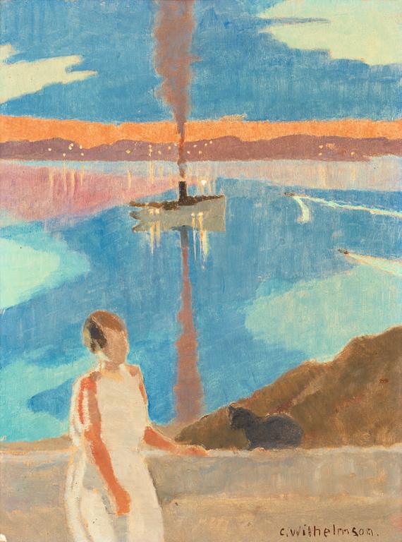 Carl Wilhelmson, Dusk, on the west coast of Sweden.