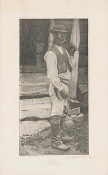 Akseli Gallen-Kallela, "Lojägare".