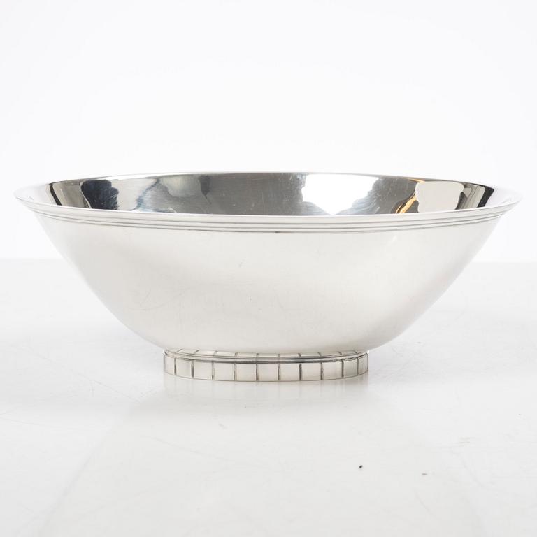 Eric Råström, skål, silver, firma CG Råström, Stockholm 1964.