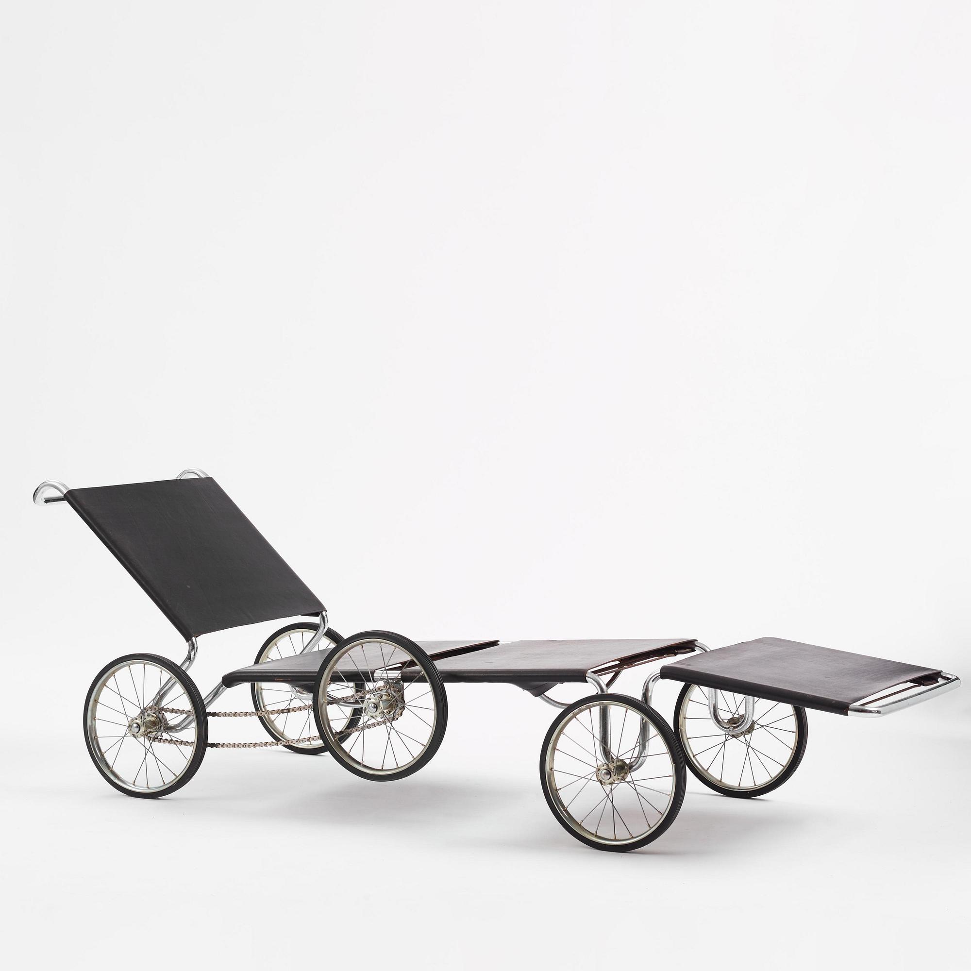Marcel Breuer, liggfåtölj, modell "F41", Tecta, Tyskland, efter 1984.
