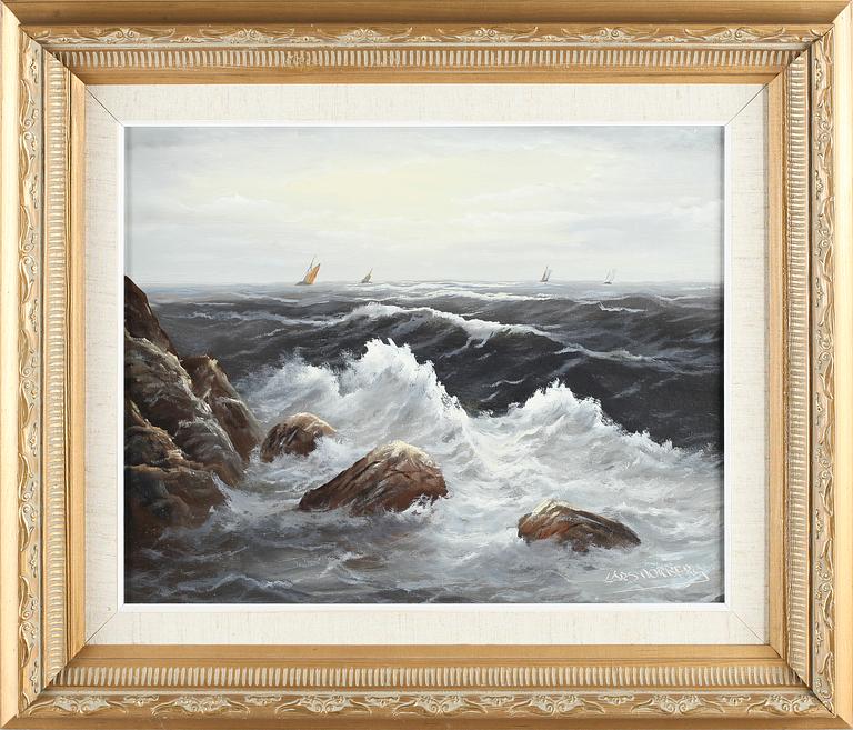 LARS NORBERG, olja på duk, signerad.