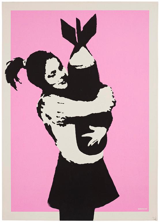 Banksy, "Bomb Hugger" (Bomb Love).