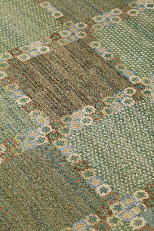 Barbro Nilsson, A carpet, "Gröningen", knotted pile, ca 241-241,5 x 170,5-173,5 cm, signed AB MMF BN.