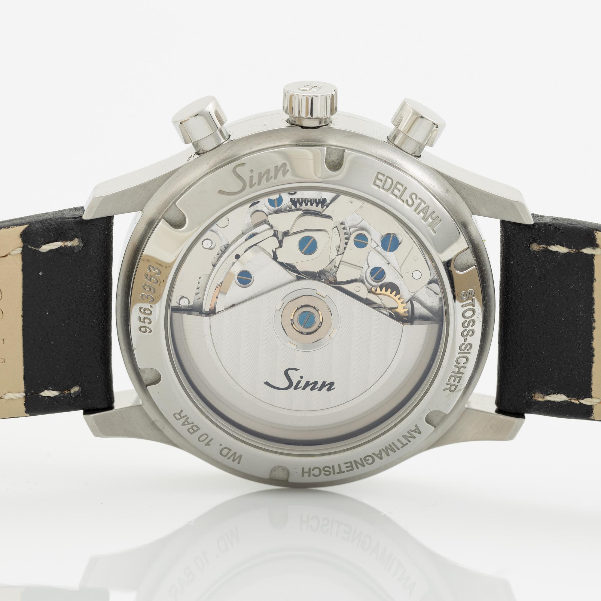 Sinn, Classic, chronograph, wristwatch, 41,5 mm.