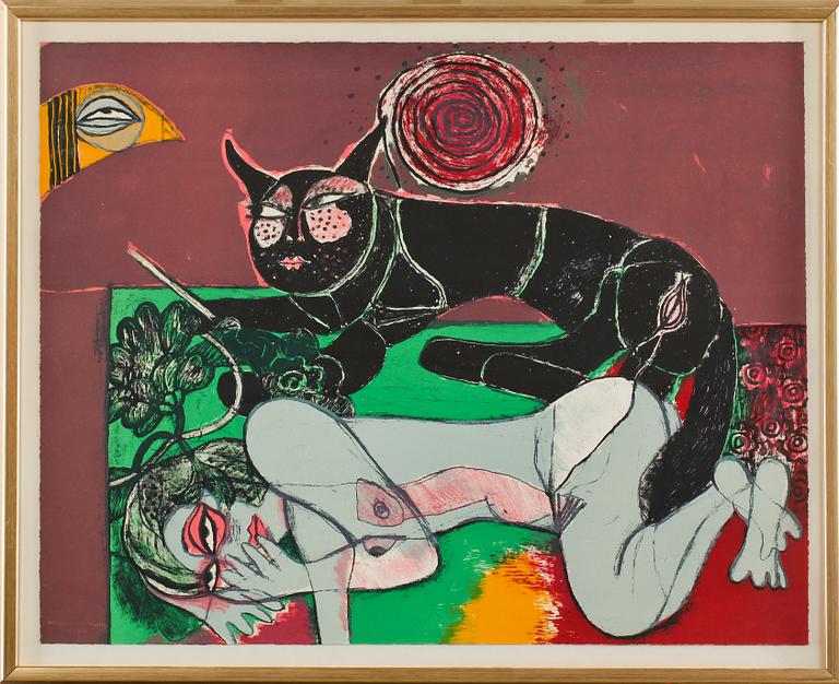 BEVERLOO CORNEILLE, färglitografi, signerad, numrerad 34/99.