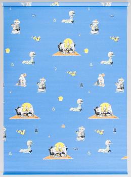 Rullakaihtimet, 3 kpl, "Muumit", valmistaja Pisla Oy 2000-luvun alku.