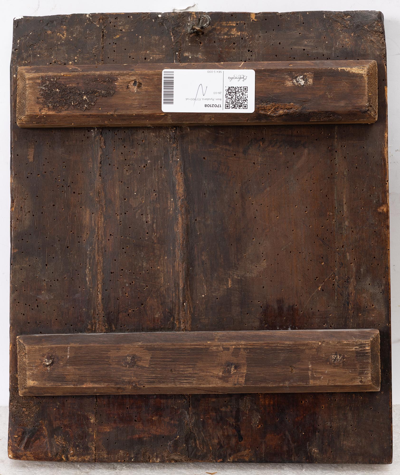 Ikon ,Ryssland, 17/1800-tal.