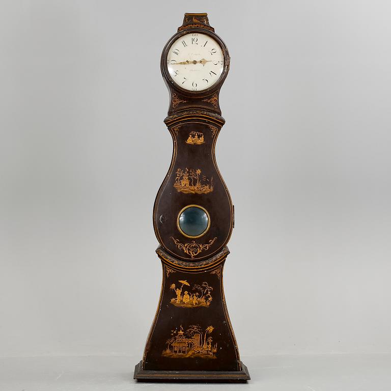 GOLVUR, rokoko, 1700-tal. Urverket av C.F Aspelin, Stockholm (Carl Fredrik Aspelin, 1815-1866).