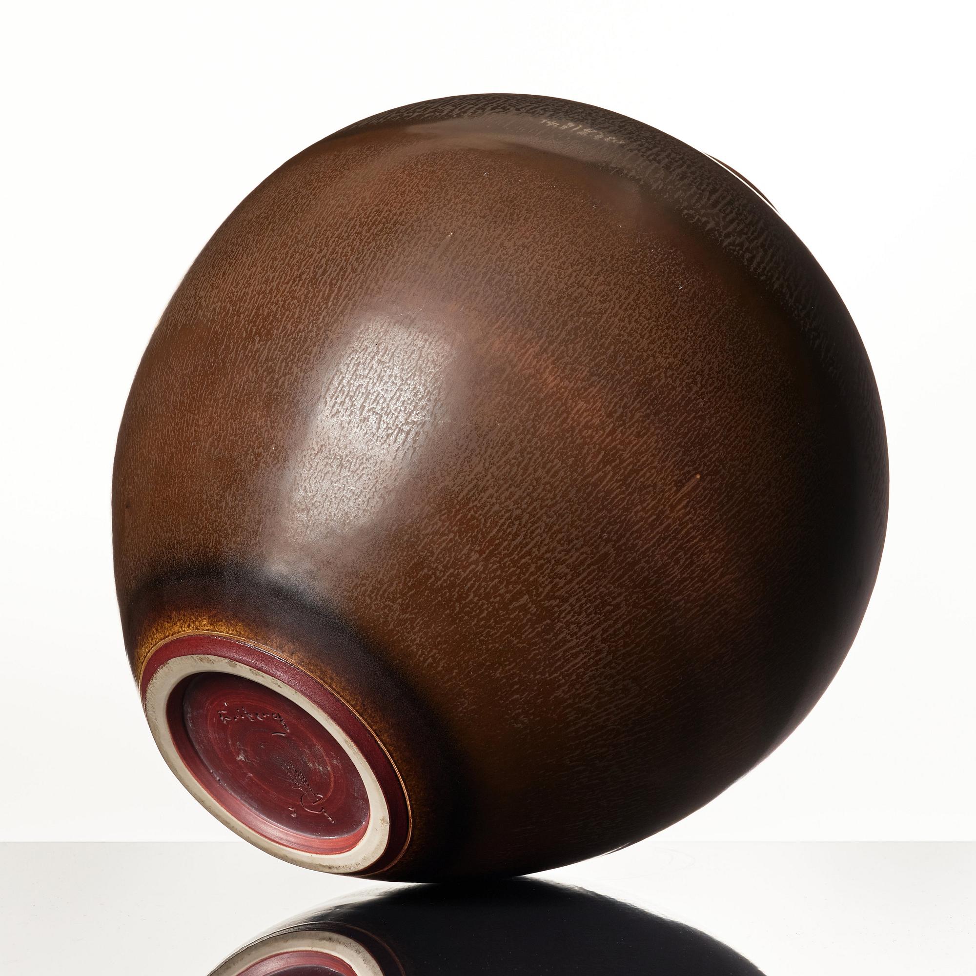 Berndt Friberg, a large stoneware urn, Gustavsberg studio, Sweden, 1968.