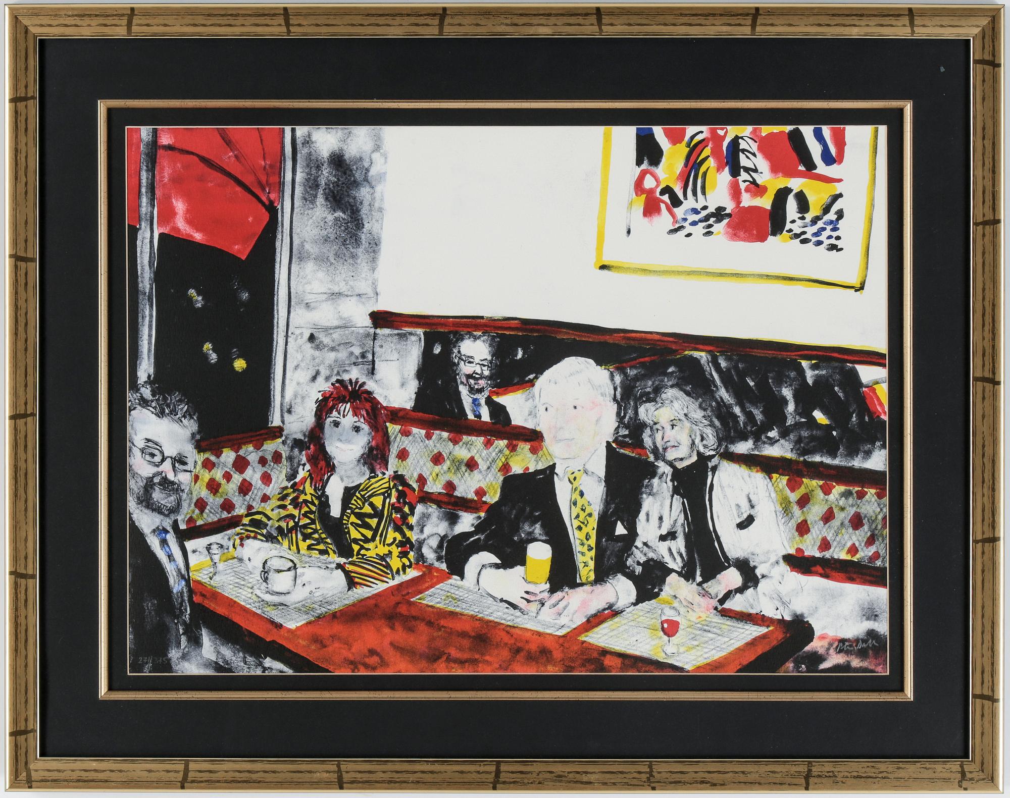 PETER DAHL, färglitografi, signerad och numrerad 271/375.