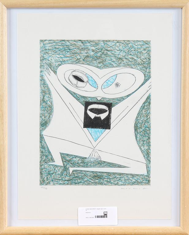 MAX ERNST, färlitografi, sign samt nr 23/79.