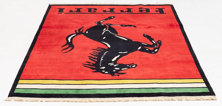 A 'Ferrari' rug, c. 230 x 170 cm.