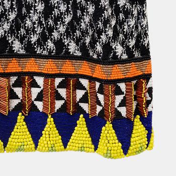 Missoni, a pearl embroidered dress, size 38.
