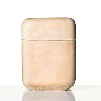 Hans Hedberg, a faience lidded jar, Biot, France.