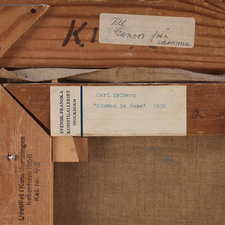 Carl Kylberg, olja på duk, signerad C Kylberg, utförd 1938.