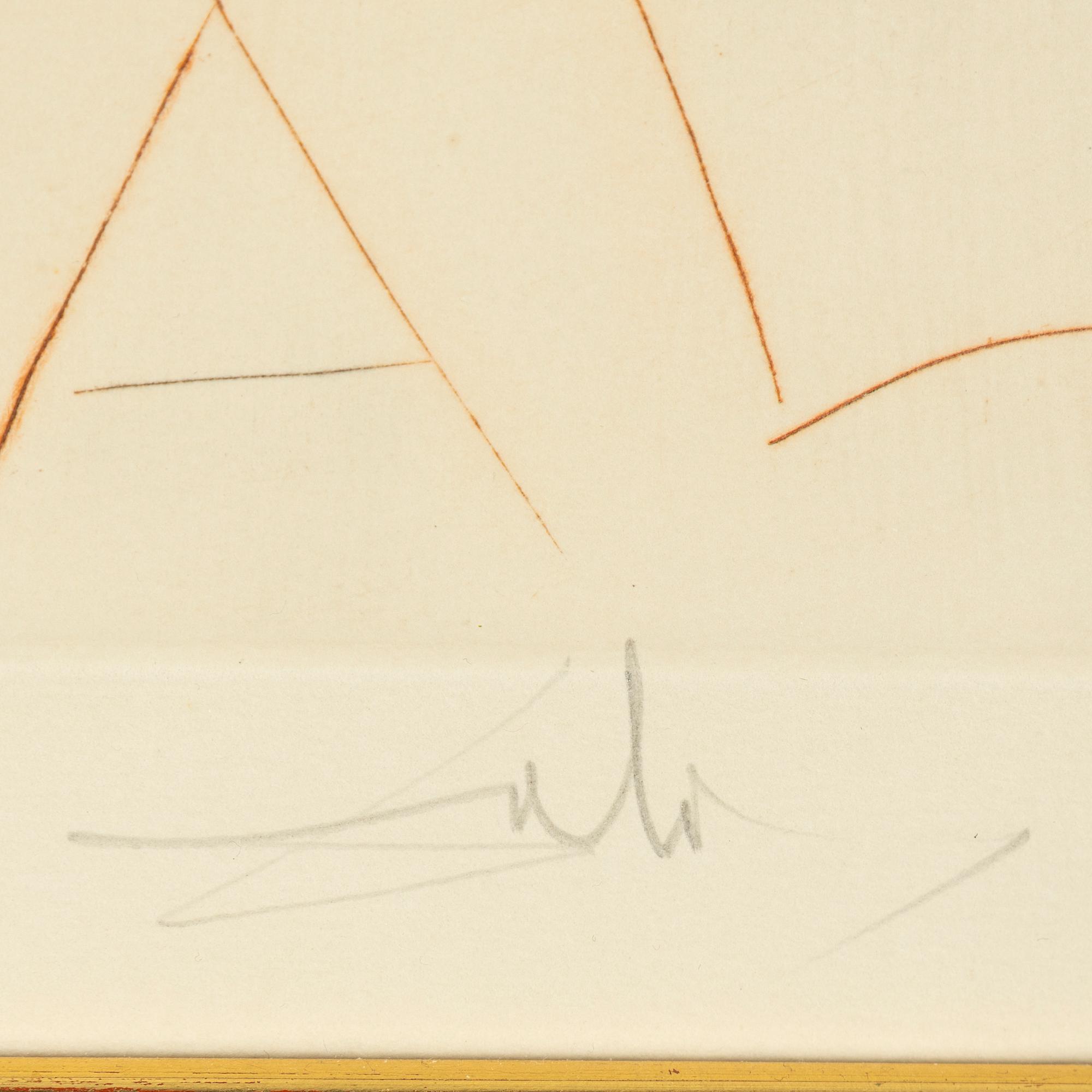 Salvador Dalí, "L'Adoubement de Lancelot (The dubbing of Lancelot)".
