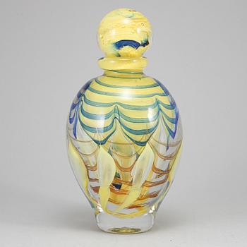 A Jean claude Novaro bottle with stopper, signed and dated 1999.