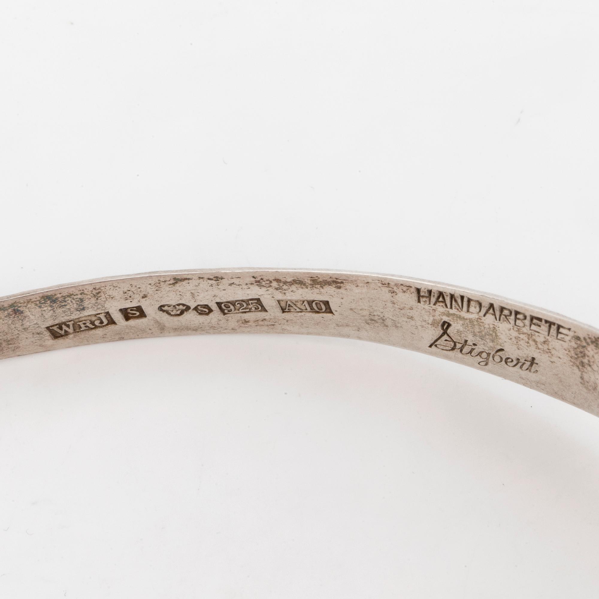 STIGBERT, a sterling silver necklace from Waldemar Atelje, Skara, 1975.