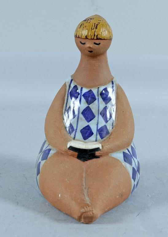 FIGURIN, stengods. "Amalia" Lisa Larson, Gustavsberg.
