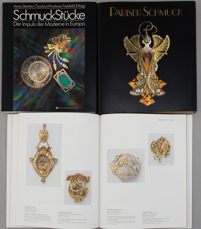 BOOKS, 5 vol. About Jewelry.