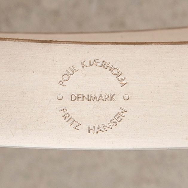 Poul Kjaerholm, armchairs, a pair, "PK22" for Fritz Hansen, Denmark, 2000.