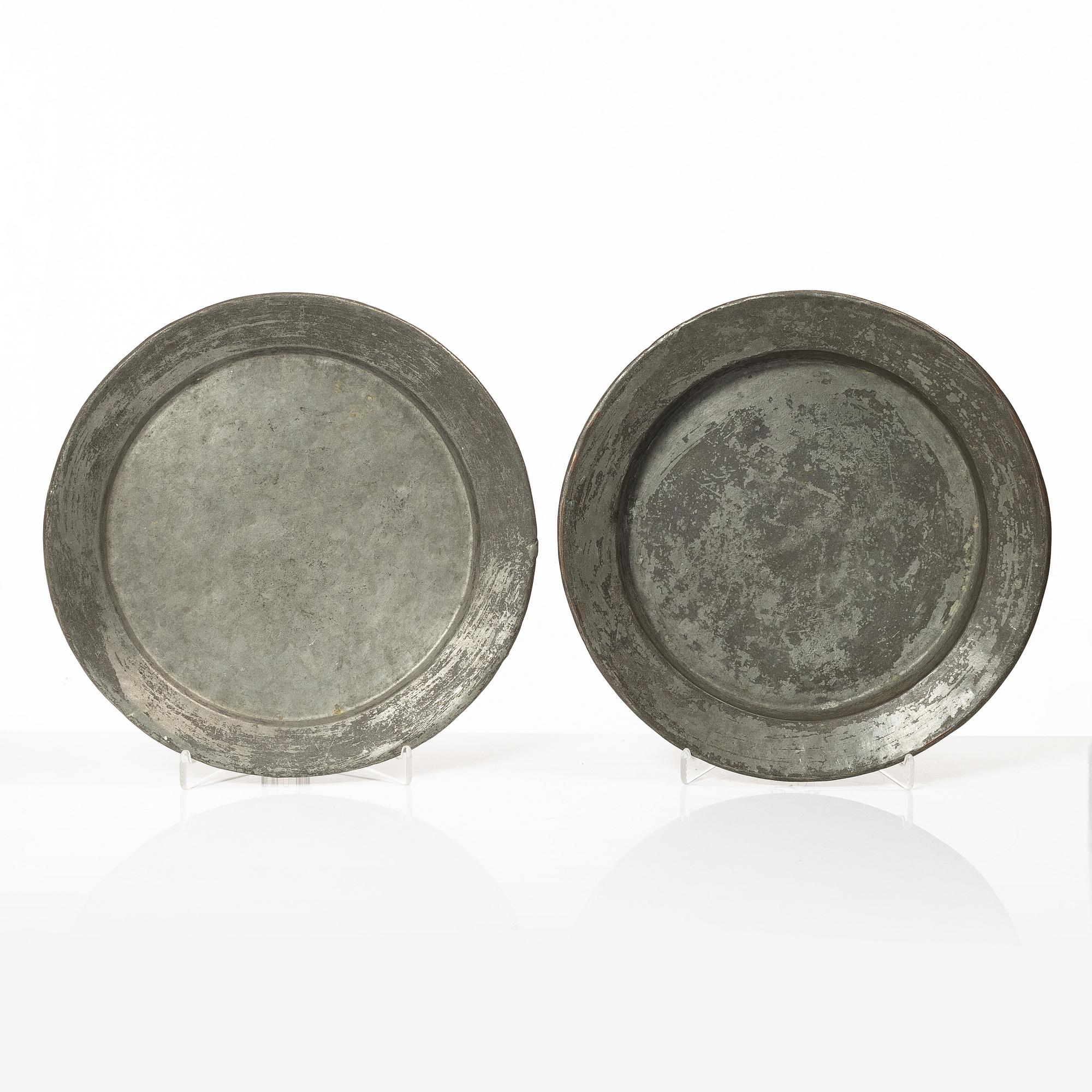 Two copper charges, 19th century.