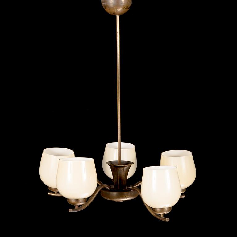 Paavo Tynell, taklampa, modell 1442/5 Taito 1930-tal.