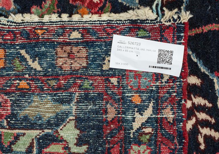 GALLERIMATTA, old, Iran, ca 345 x 85 cm.