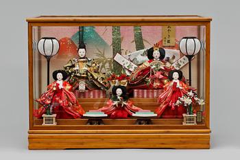 DOCKSKÅP, Hina Matsuri, Japan. 1900-talets andra hälft.