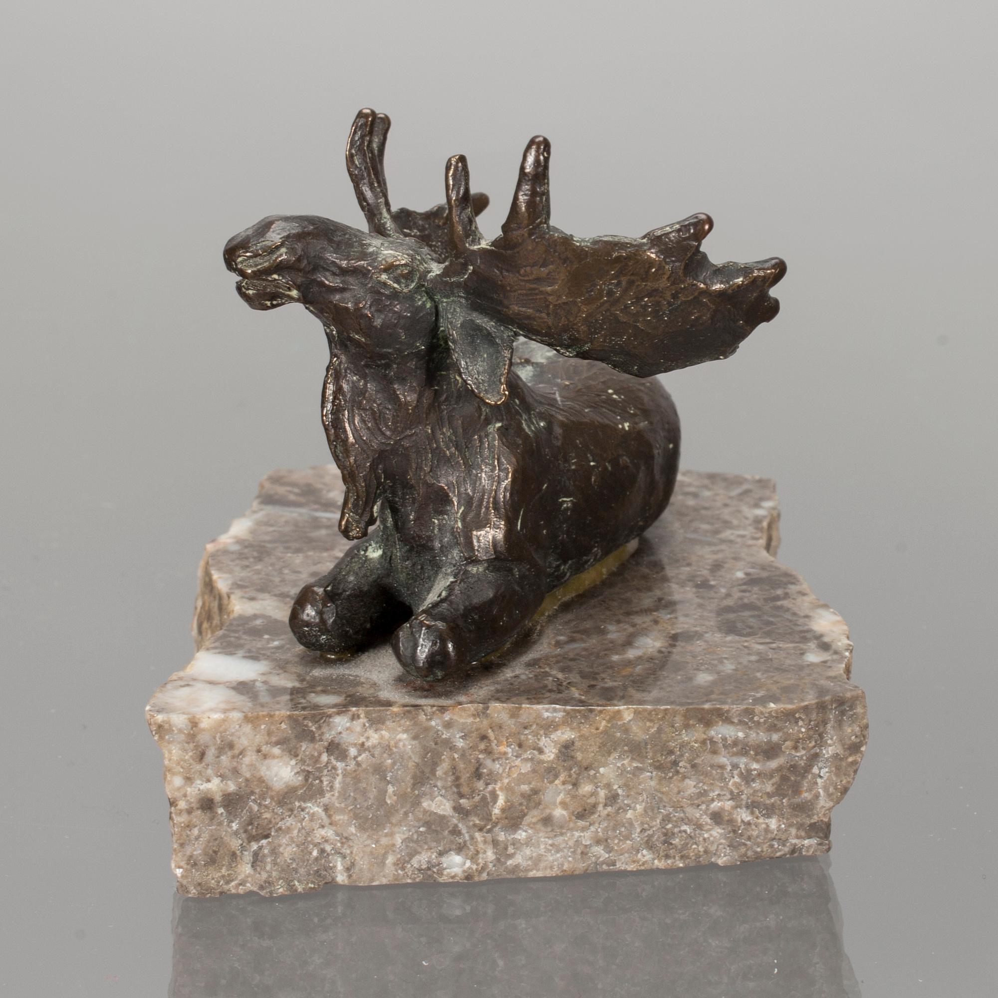 SKULPTUR, brons, SIEGFRIED RODOLF PUCHTA, Canada. 1900-tal.