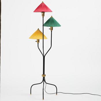 Josef Frank, a "Kinalampan" (China Hat) floor lamp model "2599", Firma Svenskt Tenn, Sweden, 1950s-60s.