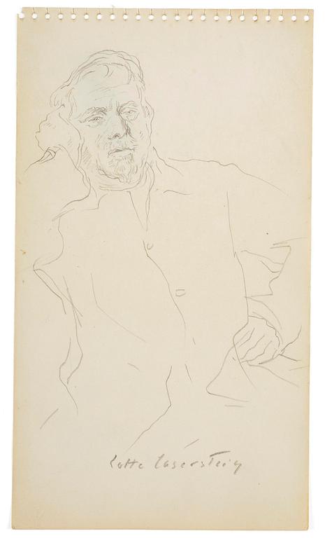 Lotte Laserstein, Porträtt av Erich Wolfsfeld.