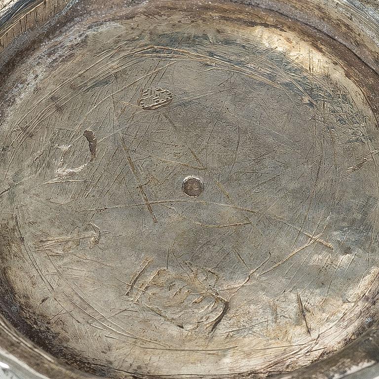 A Swedish 18th century silver beaker, mark of Johan Wasserman, Lindesberg, Sweden  1761.