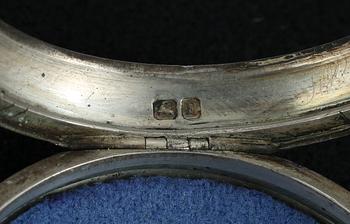 FICKUR, silver, sannolikt England, 1800-tal.