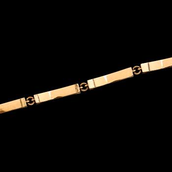 COLLIER, 18K guld, Formgivare & Silversmed Liljedahl, 1993. Vikt ca 29 g.