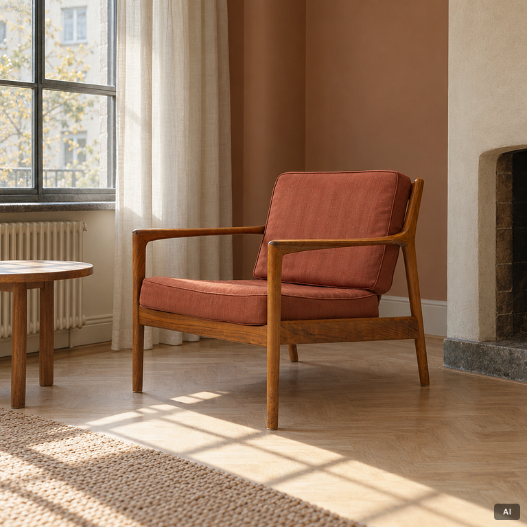 Folke Ohlsson, Armchair, "USA 75", Dux, 1960s.