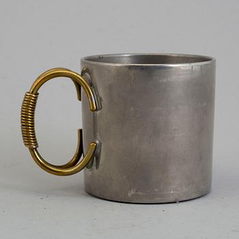 A firma Svenskt Tenn pewter cup, 1948.